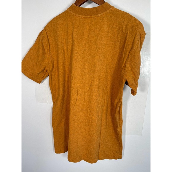 Acne Studios Gold Short Sleeve Casual T-Shirt 100% Cotton Women's Size Small - Picture 4 of 10